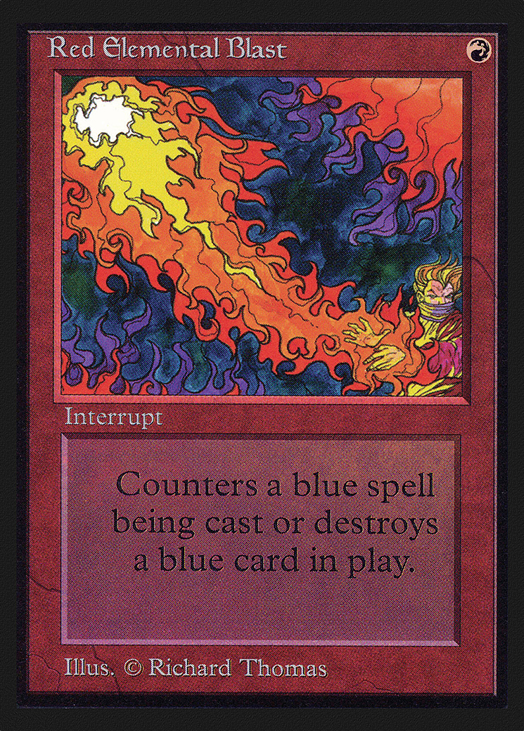 Image of Red Elemental Blast (IE) (IED-) - Intl. Collectors' Edition
