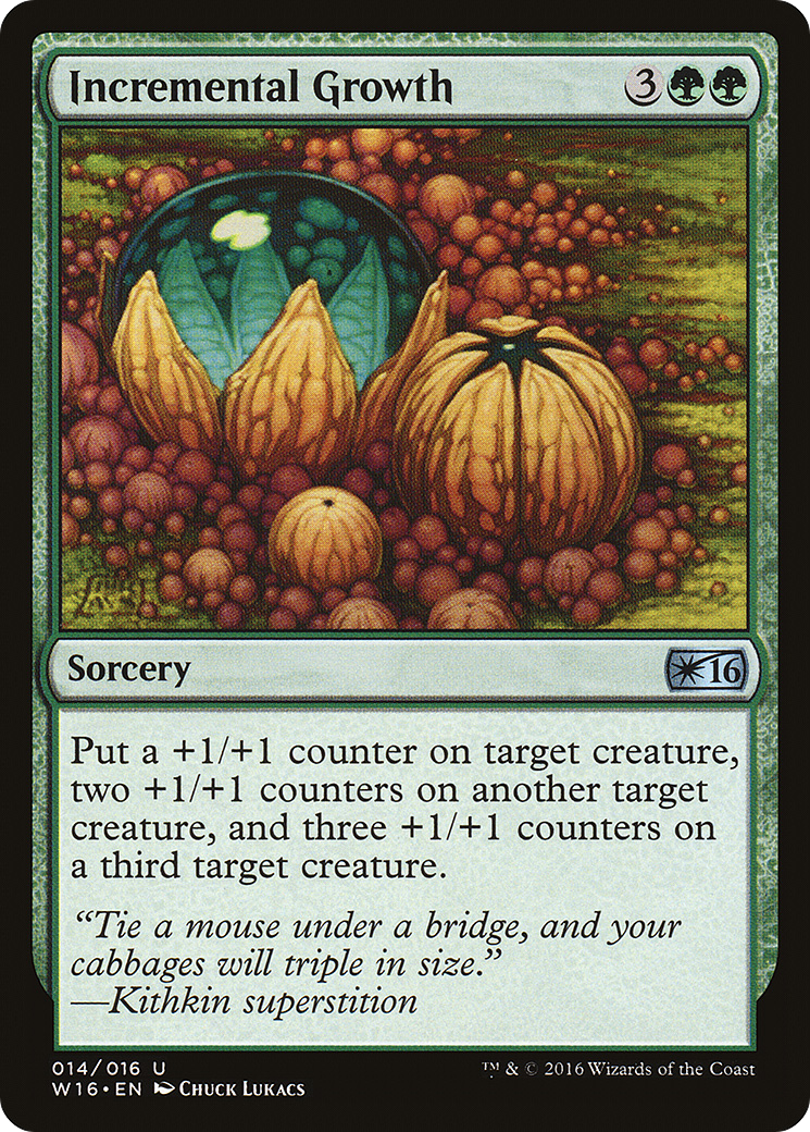 Image of Incremental Growth (W16-014) - Welcome Deck 2016
