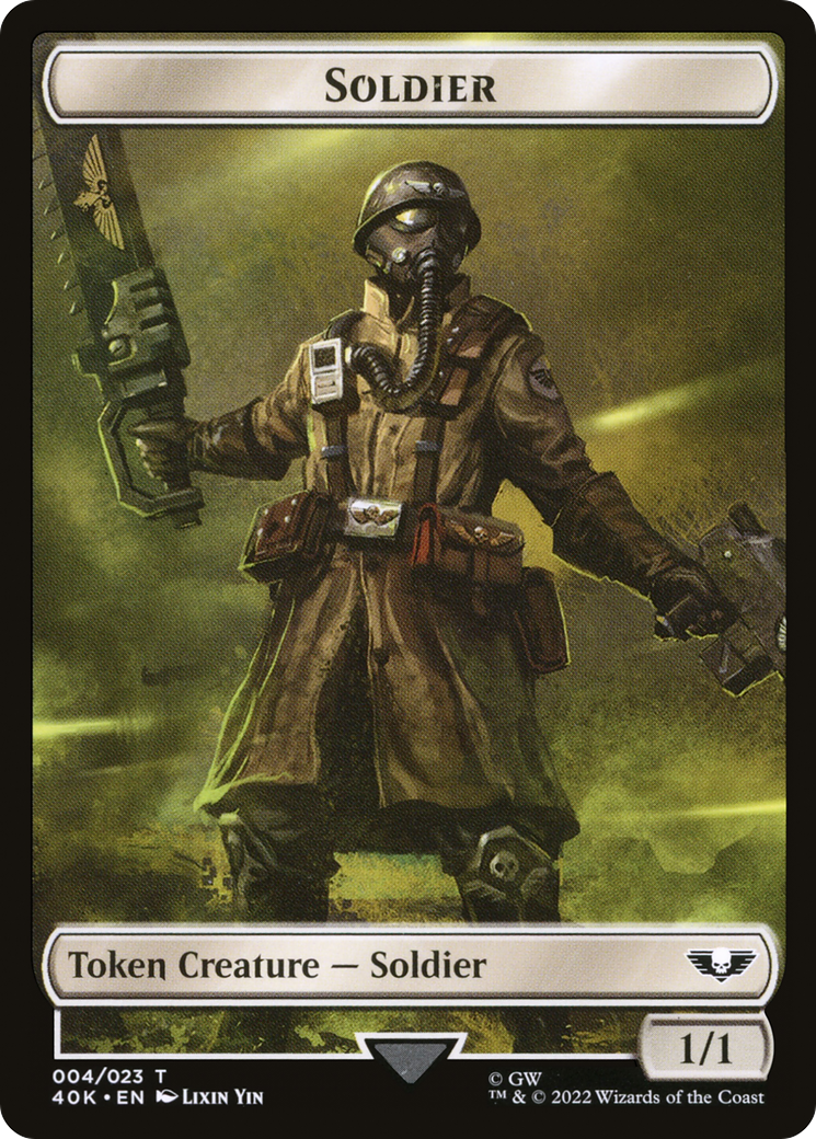 Image of Soldier (T40K-004) - Warhammer 40,000 Tokens