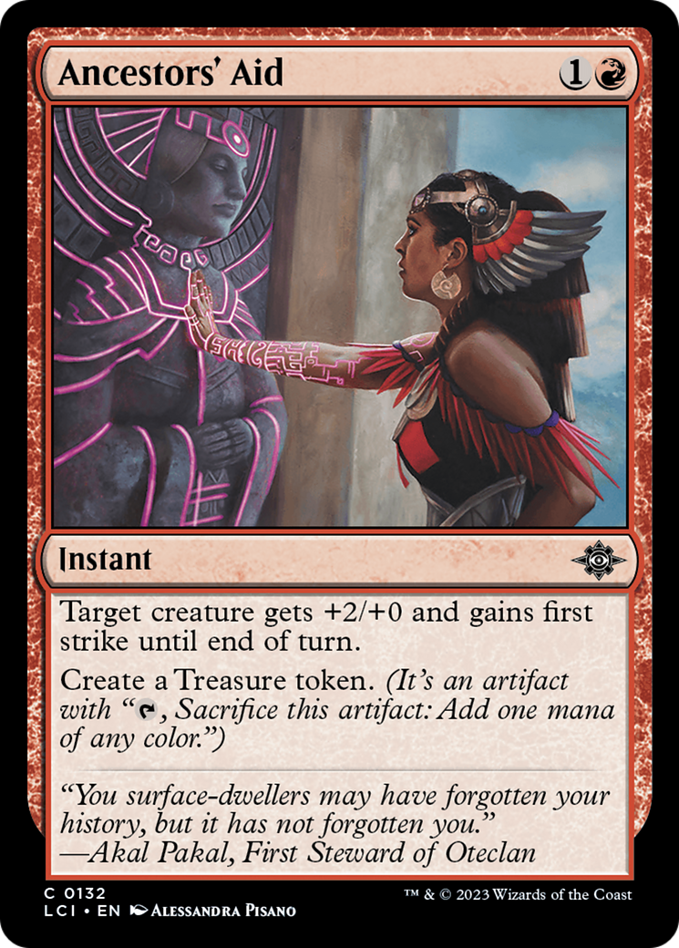 Image of Ancestors' Aid (LCI-132) - The Lost Caverns of Ixalan Foil