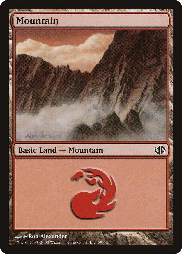 Image of Mountain (59) (DD2-059) - Duel Decks: Jace vs. Chandra
