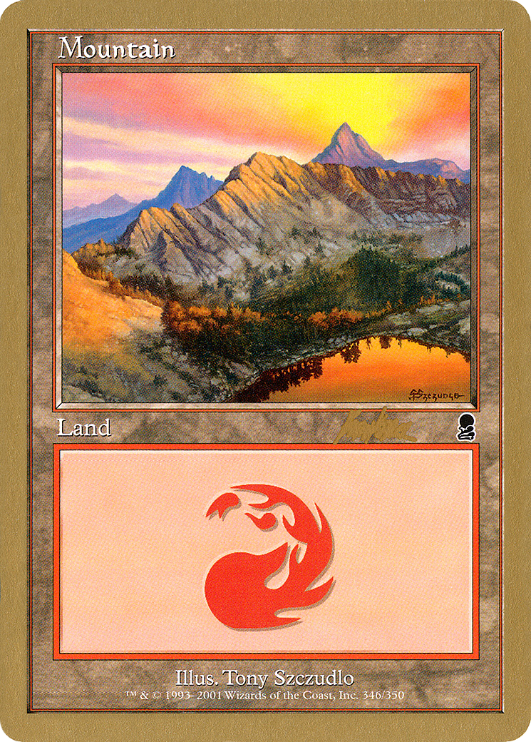 Image of Mountain (346) - 2002 Brian Kibler (ODY) (WCD-) - World Championship Decks 2002