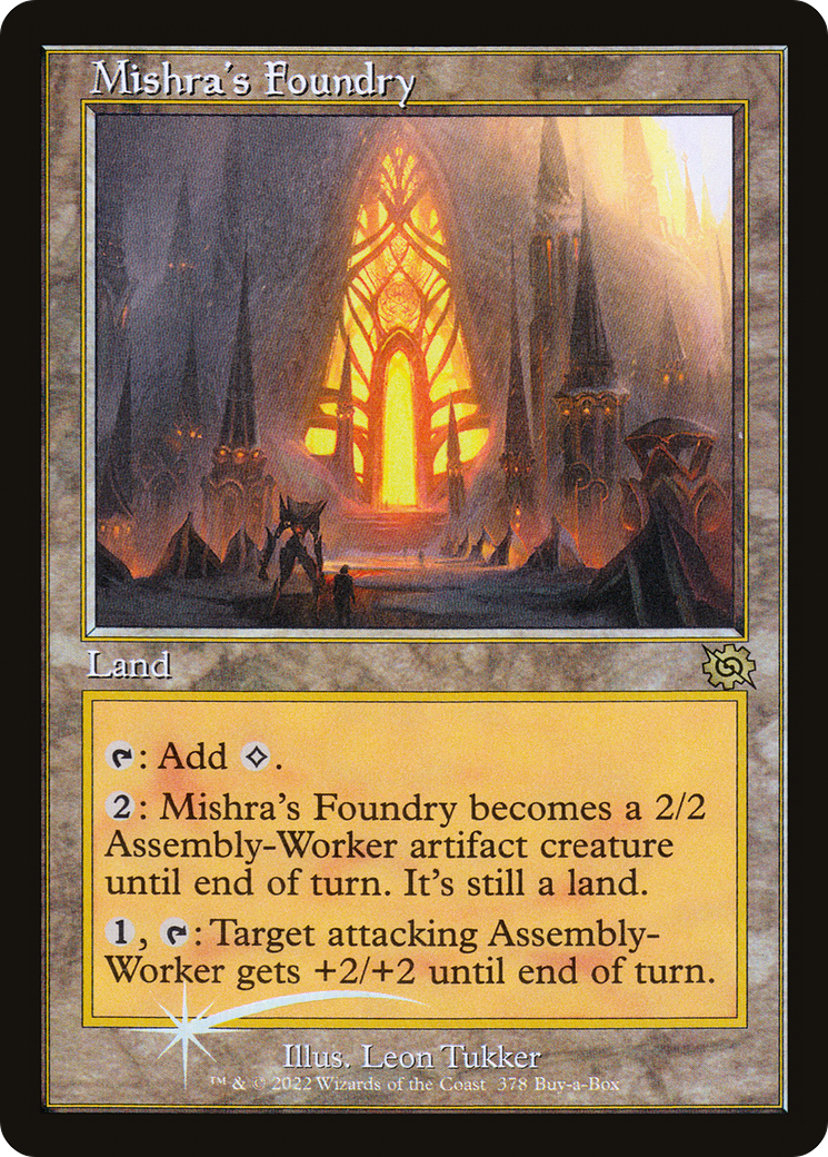Image of Mishra's Foundry (BABP-378) - The Brothers' War Foil