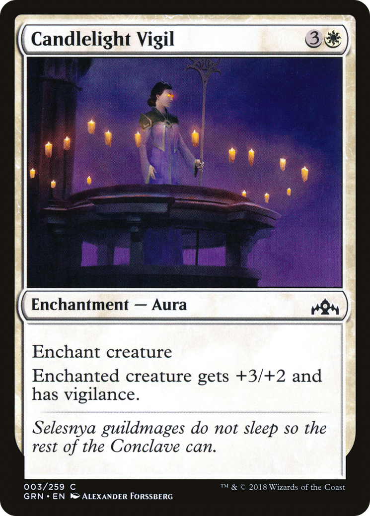 Image of Candlelight Vigil (GRN-003) - Guilds of Ravnica