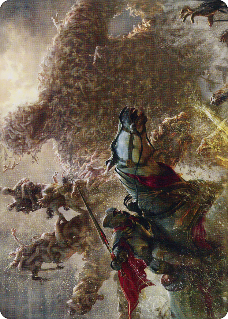 Image of Writhing Necromass // Writhing Necromass (ADMU-027) - Dominaria United Art Series (Borderless) Foil
