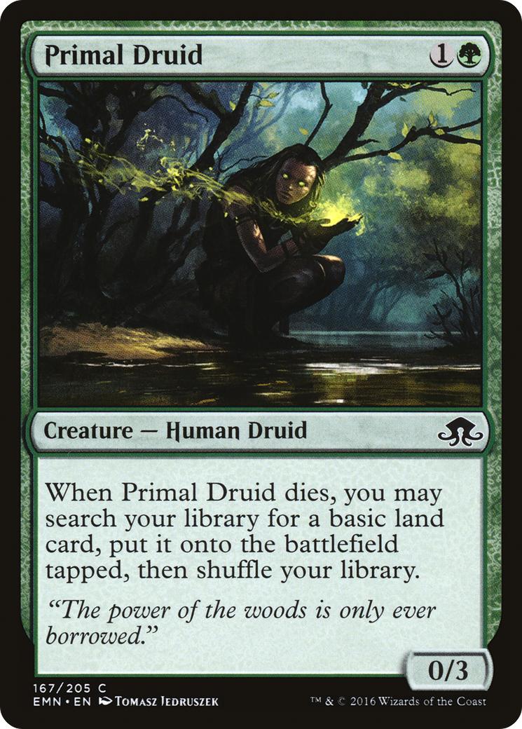 Image of Primal Druid (EMN-167) - Eldritch Moon