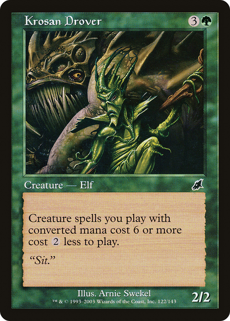 Image of Krosan Drover (SCG-122) - Scourge Foil