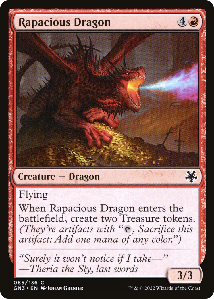 Image of Rapacious Dragon (GN3-085) - Game Night: Free-for-All
