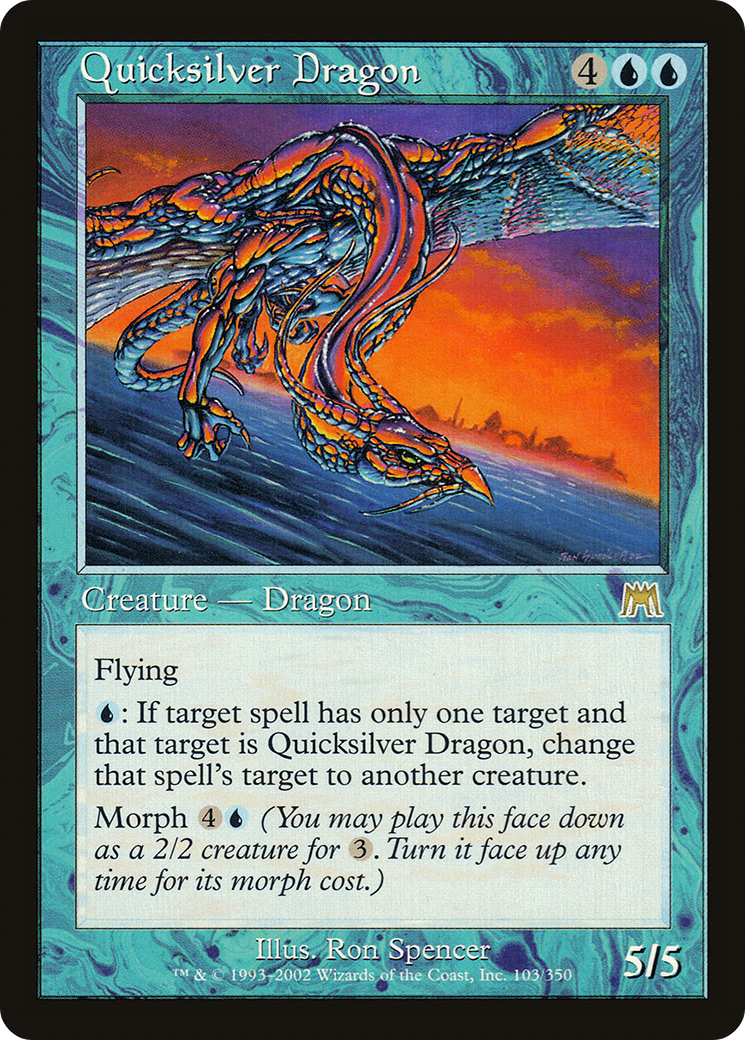 Image of Quicksilver Dragon (ONS-103) - Onslaught