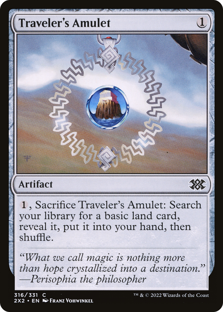 Image of Traveler's Amulet (2X2-316) - Double Masters 2022 Foil
