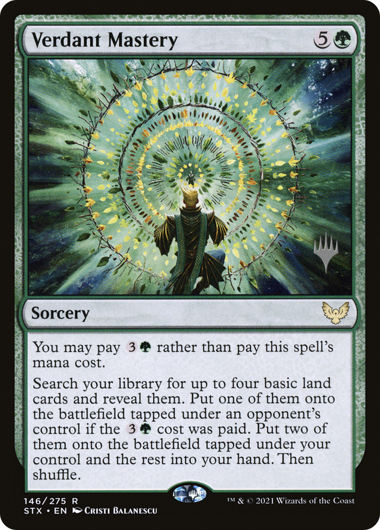 Image of Verdant Mastery (PPSTX-146) - Strixhaven: School of Mages Promos
