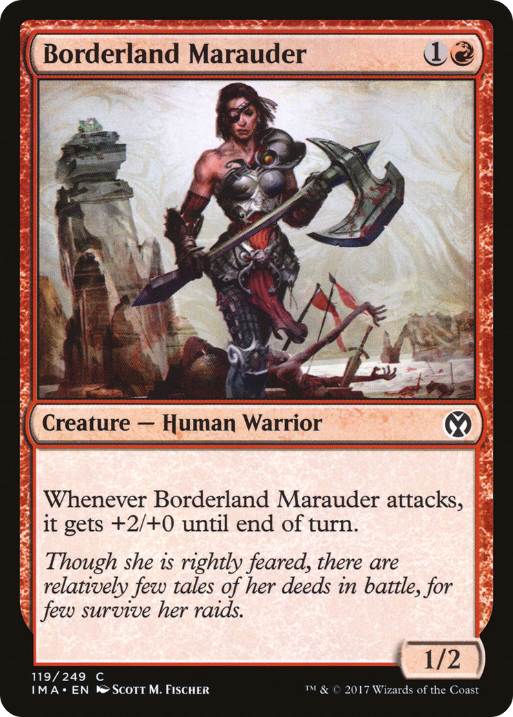 Image of Borderland Marauder (IMA-119) - Iconic Masters Foil