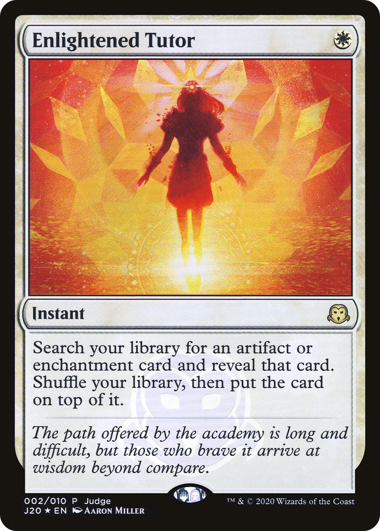 Image of Enlightened Tutor (JDG-002) - Judge Gift Cards 2020 Foil