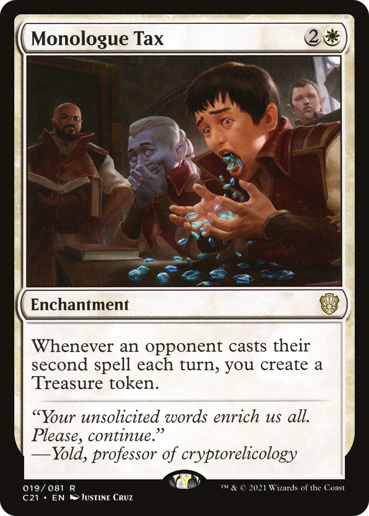Image of Monologue Tax (C21-019) - Commander 2021
