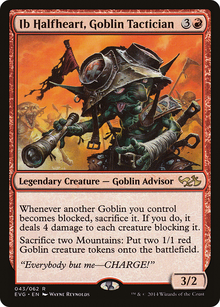 Image of Ib Halfheart, Goblin Tactician (DD3-) - Duel Decks Anthology: Elves vs. Goblins