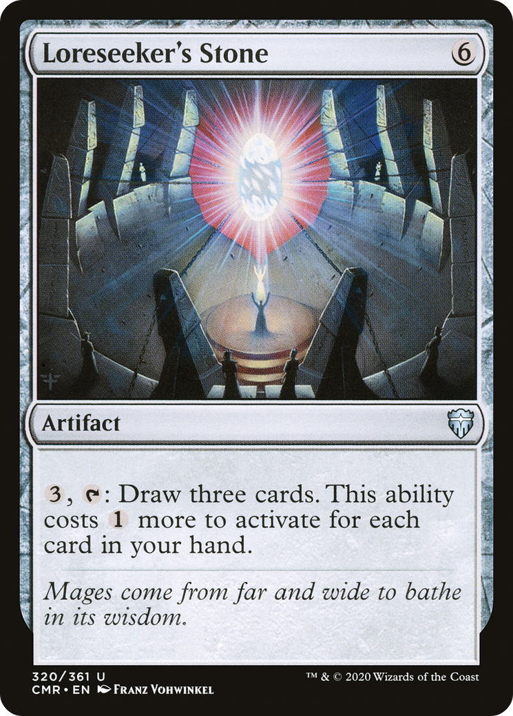 Image of Loreseeker's Stone (CMR-320) - Commander Legends Foil