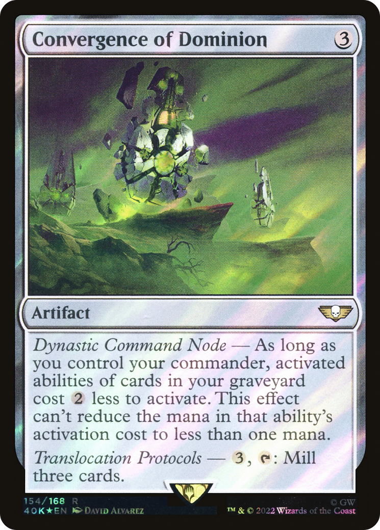 Image of Convergence of Dominion (Surge Foil) (40K-154) - Warhammer 40,000 Commander Foil