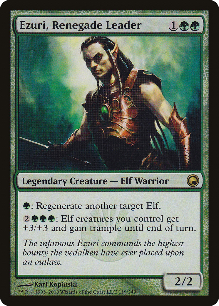 Image of Ezuri, Renegade Leader (SOM-119) - Scars of Mirrodin