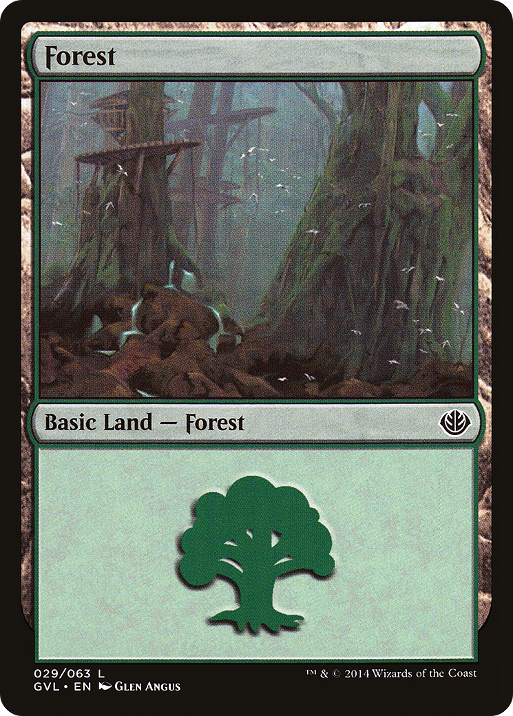 Image of Forest (29) (Garruk vs Liliana) (DD3-029) - Duel Decks Anthology: Garruk vs. Liliana