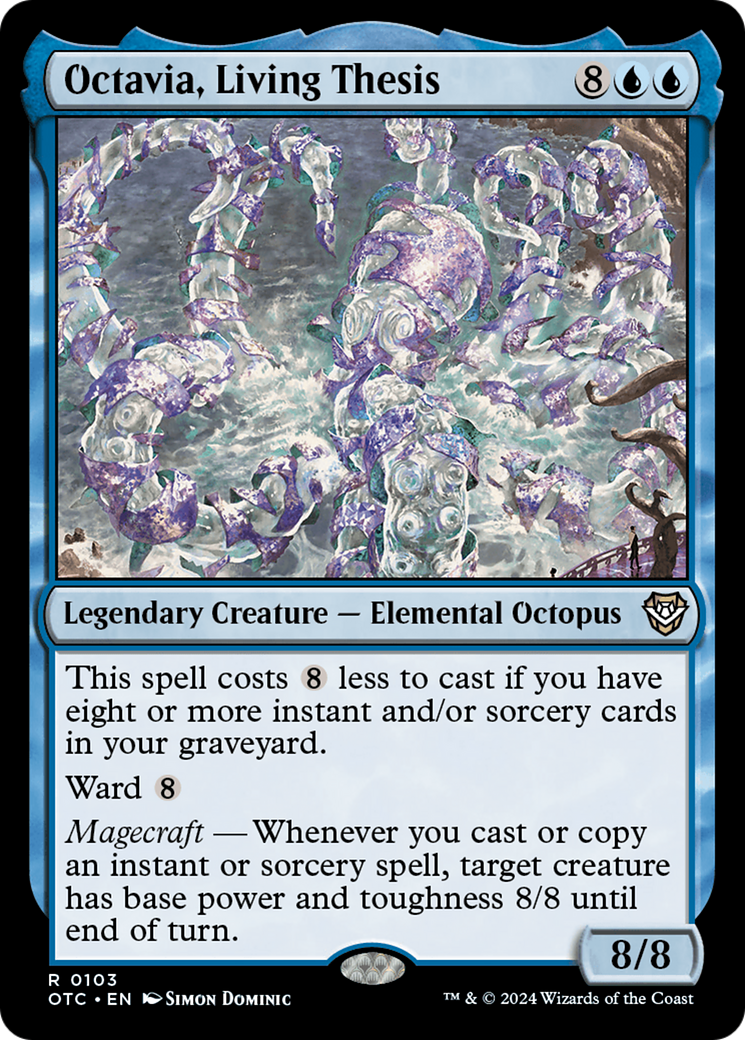 Image of Octavia, Living Thesis (OTC-103) - Outlaws of Thunder Junction Commander