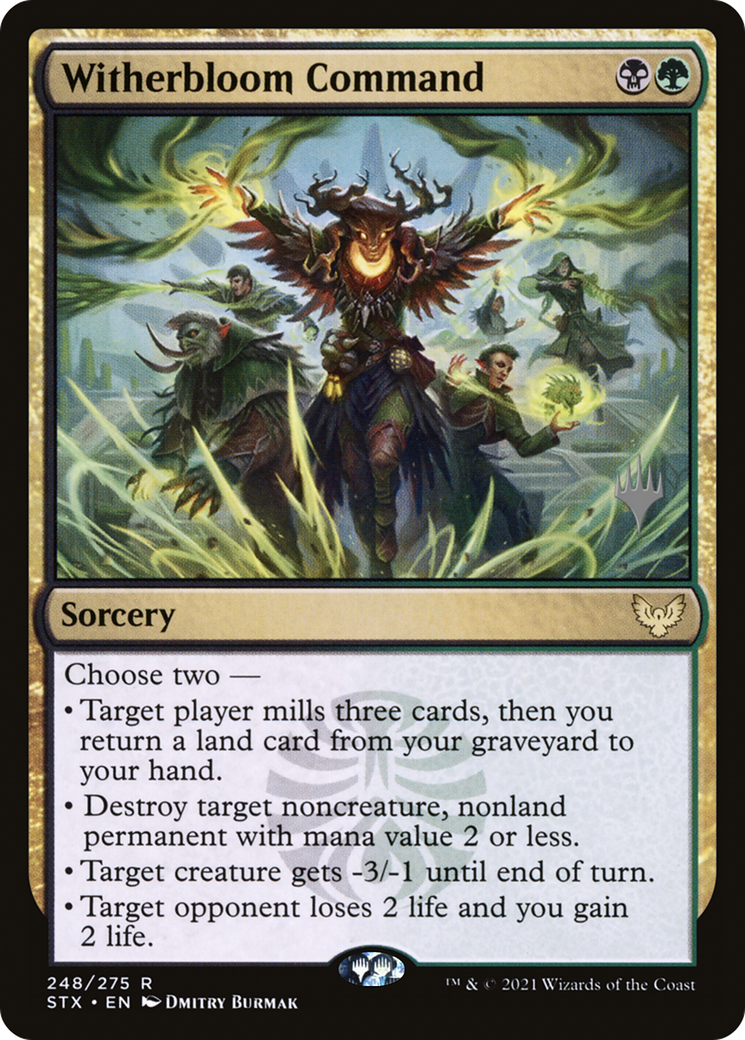 Image of Witherbloom Command (PPSTX-248) - Strixhaven: School of Mages Promos