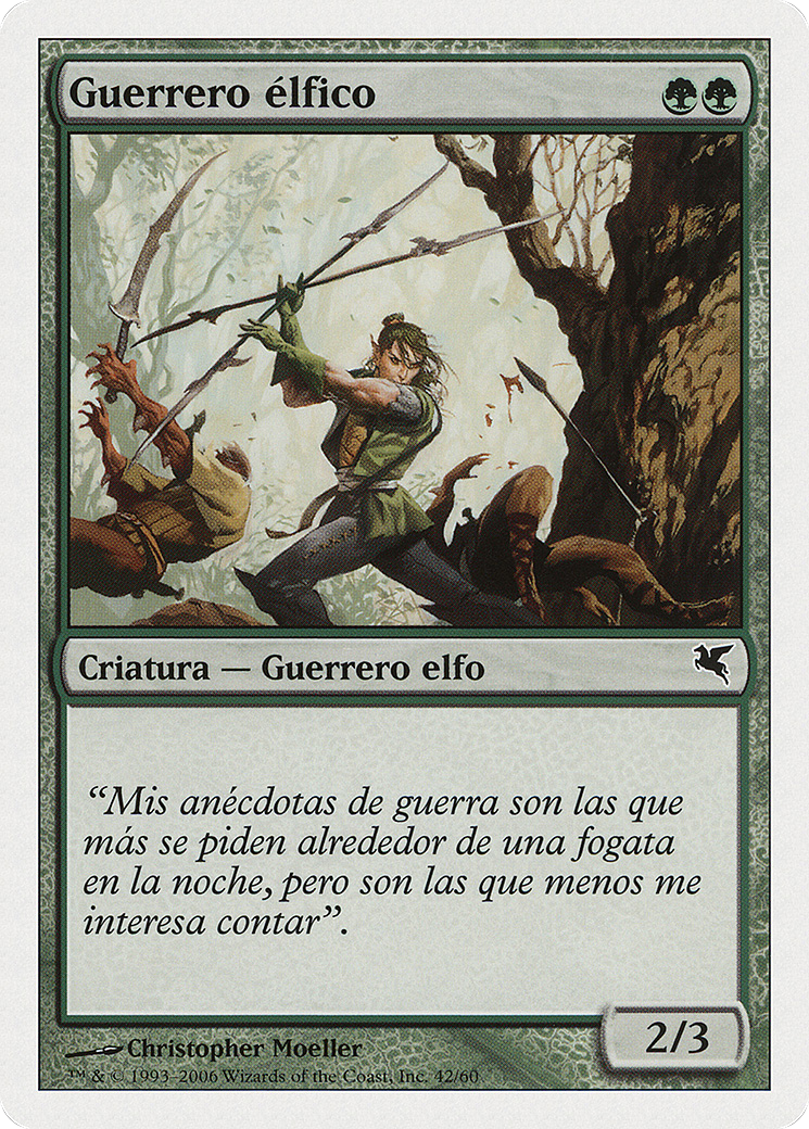 Image of Elvish Warrior (Spanish) - 