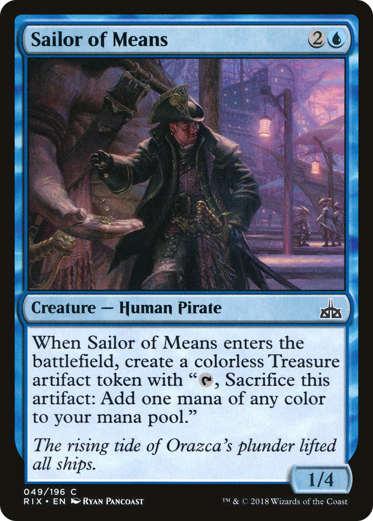 Image of Sailor of Means (RIX-049) - Rivals of Ixalan Foil