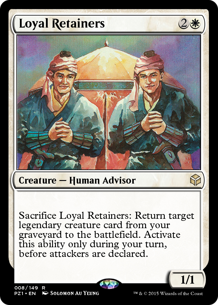 Image of Loyal Retainers (PZ1-008) - Legendary Cube Prize Pack