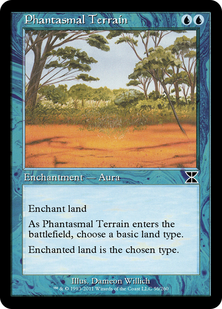 Image of Phantasmal Terrain (ME4-056) - Masters Edition IV Foil