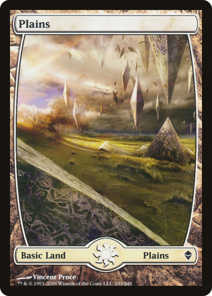 Image of Plains (233) - Full Art (ZEN-233) - Zendikar