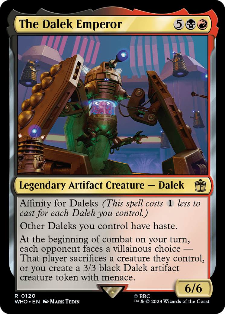 Image of The Dalek Emperor (WHO-120) - Doctor Who Foil