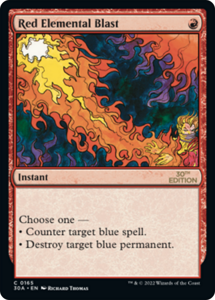Image of Red Elemental Blast (30A-165) - 30th Anniversary Edition