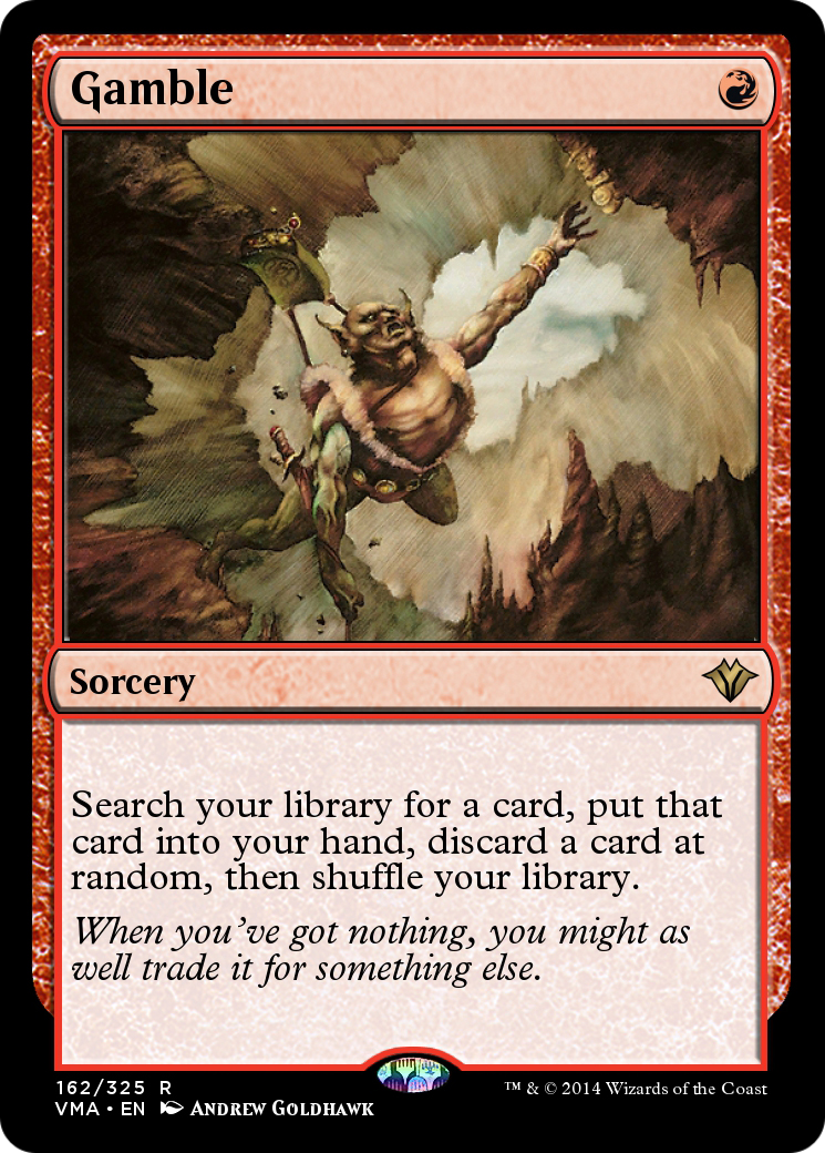 Image of Gamble (VMA-162) - Vintage Masters Foil