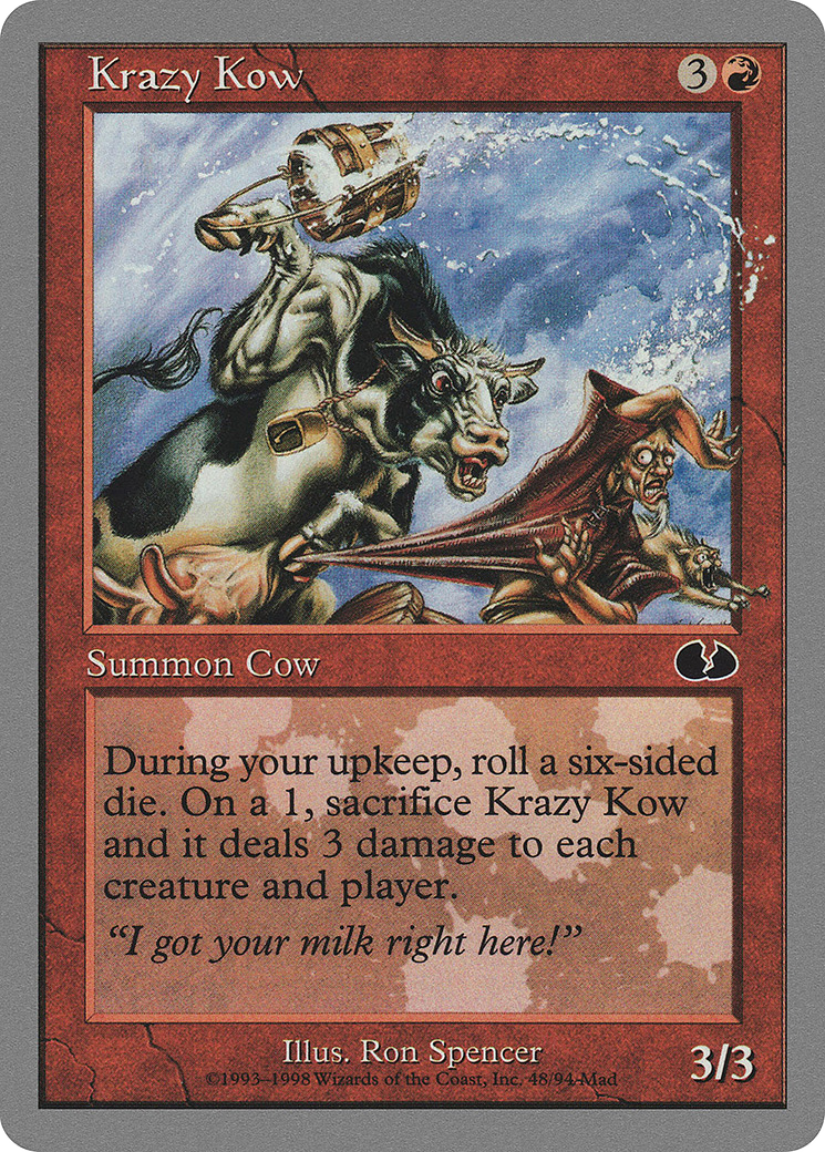Image of Krazy Kow (UGL-048) - Unglued