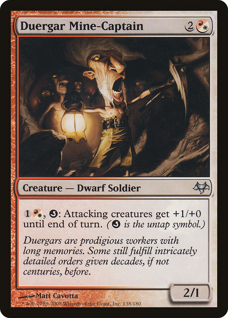 Image of Duergar Mine-Captain (EVE-138) - Eventide