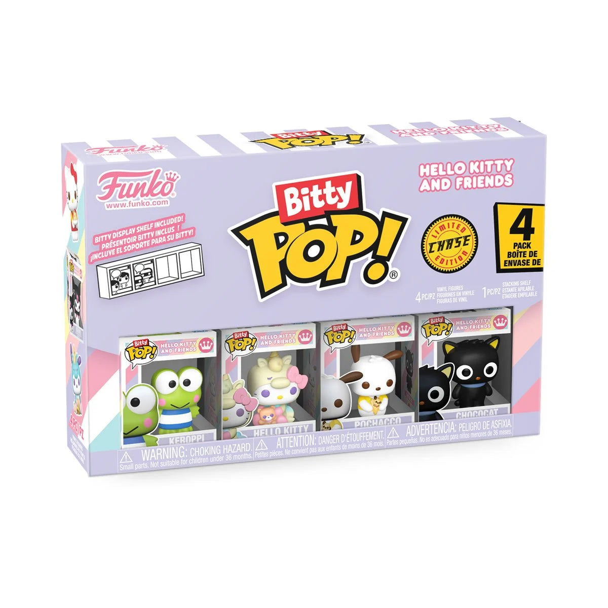 Image of Sanrio Hello Kitty and Friends Keroppi Funko Bitty Pop! Mini-Figure 4-Pack Kuromi Chase