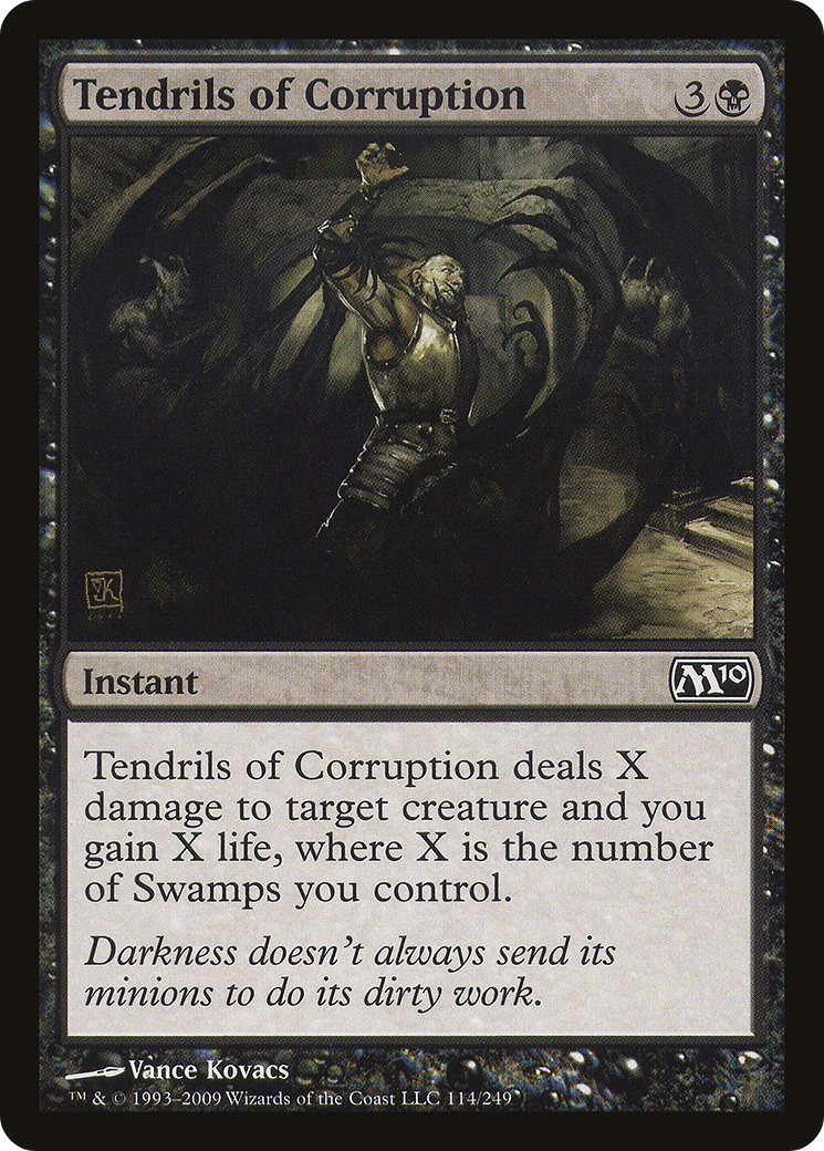 Image of Tendrils of Corruption (M10-114) - Magic 2010 Foil