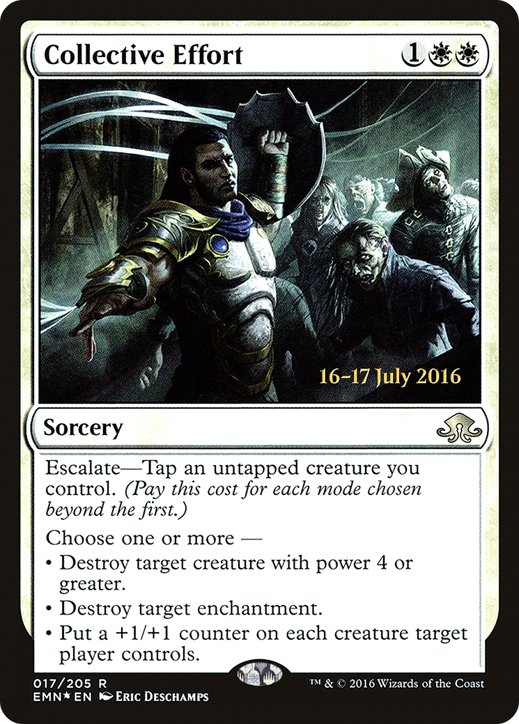 Image of Collective Effort (PRE-017) - Eldritch Moon Promos Foil