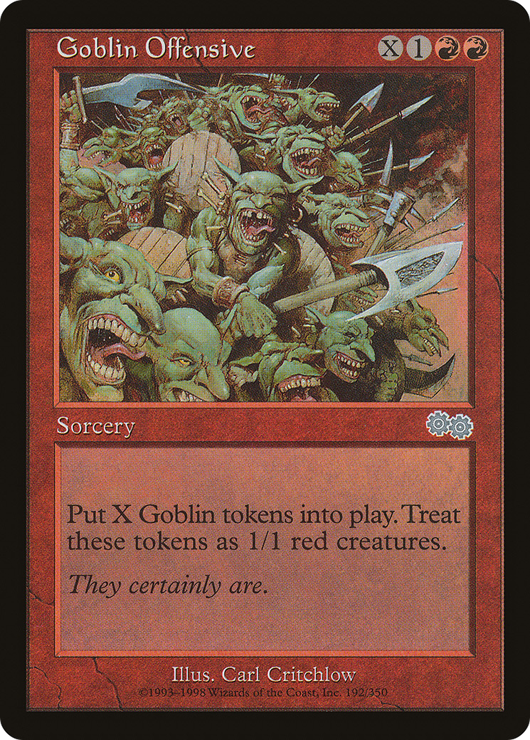 Image of Goblin Offensive (USG-192) - Urza's Saga