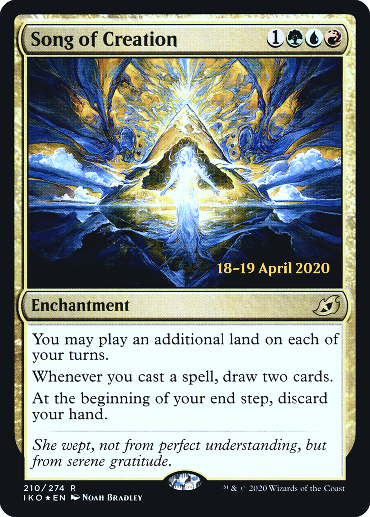 Image of Song of Creation (PRE-210) - Ikoria: Lair of Behemoths Promos Foil
