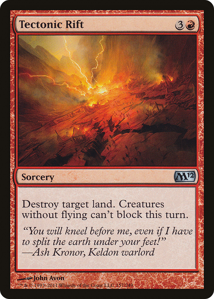 Image of Tectonic Rift (M12-157) - Magic 2012 Foil