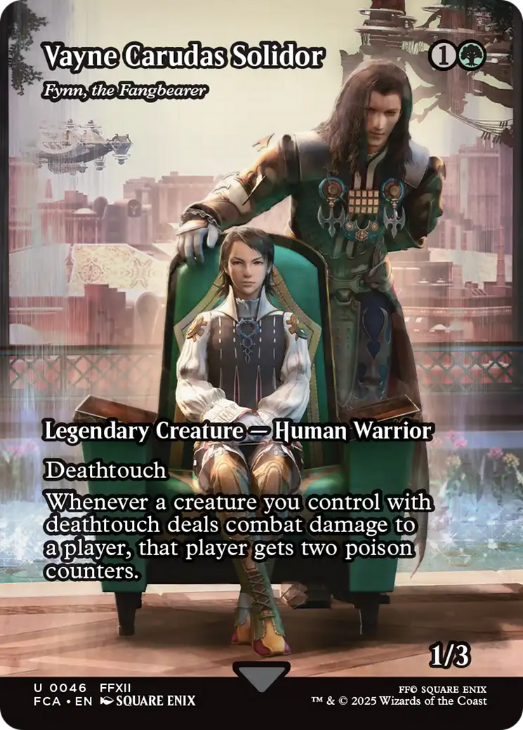 Image of Vayne Carudas Solidor - Fynn, the Fangbearer (Showcase) (FCA-046) - FINAL FANTASY: Through the Ages / Vayne Carudas Solidor (Borderless)
