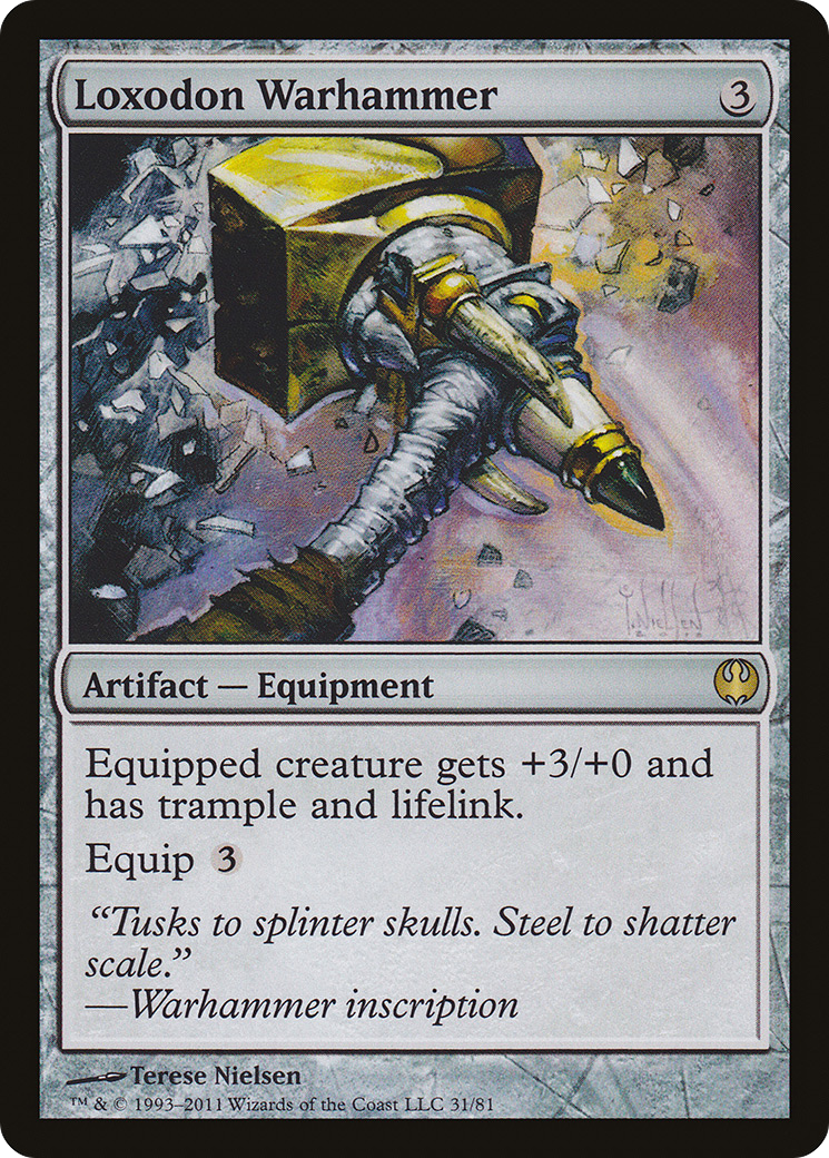 Image of Loxodon Warhammer (DDG-031) - Duel Decks: Knights vs. Dragons