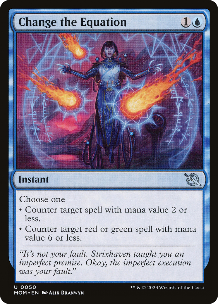 Image of Change the Equation (MOM-050) - March of the Machine Foil