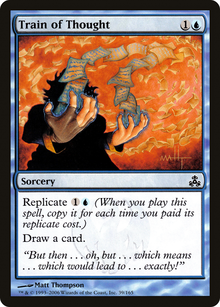 Image of Train of Thought (GPT-039) - Guildpact Foil