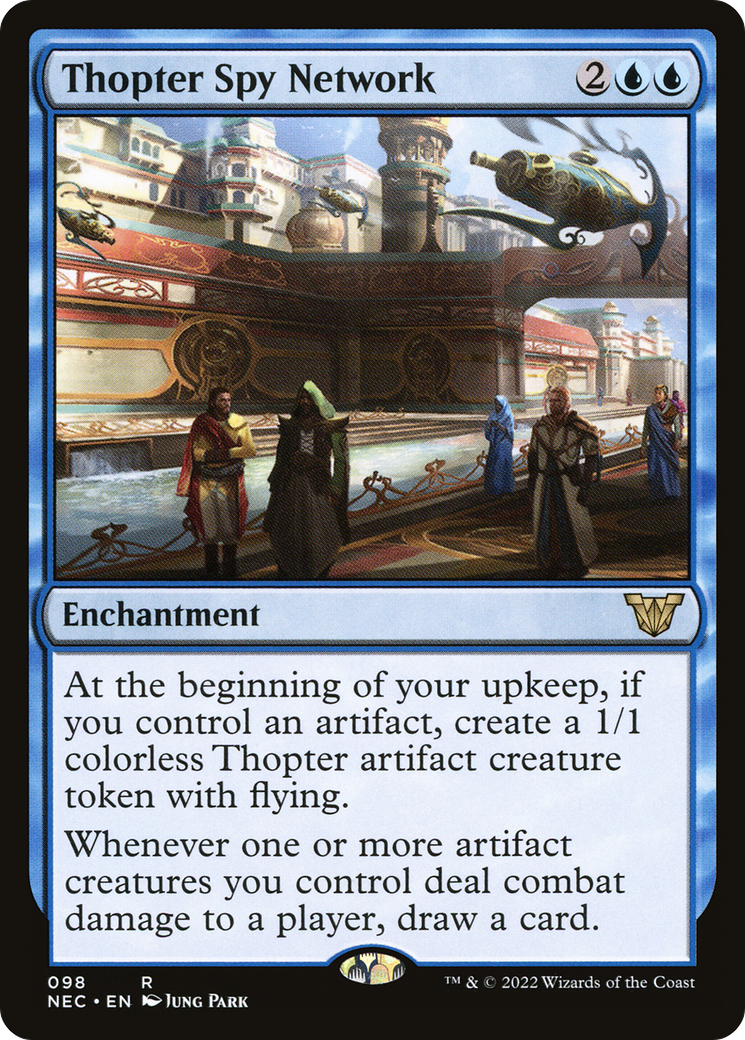 Image of Thopter Spy Network (NEC-098) - Neon Dynasty Commander