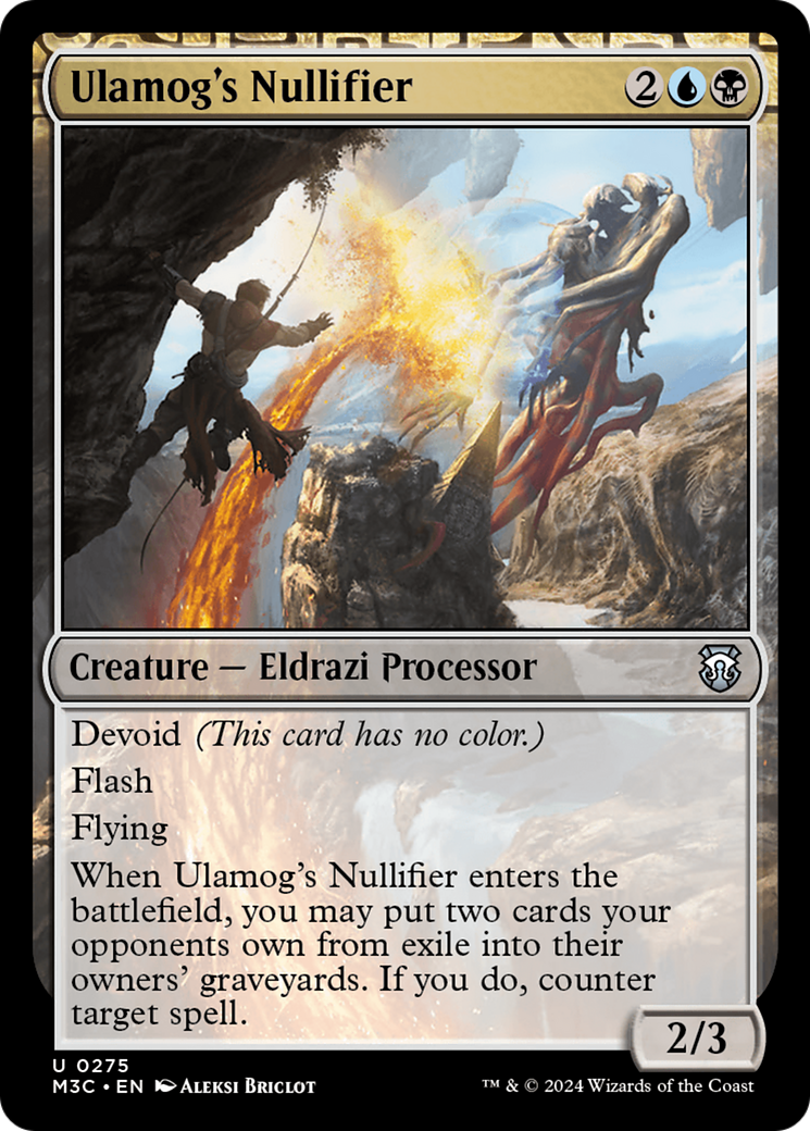 Image of Ulamog's Nullifier (M3C-275) - Modern Horizons 3 Commander: (devoid)
