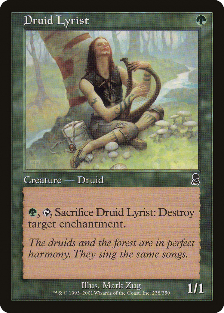 Image of Druid Lyrist (ODY-238) - Odyssey