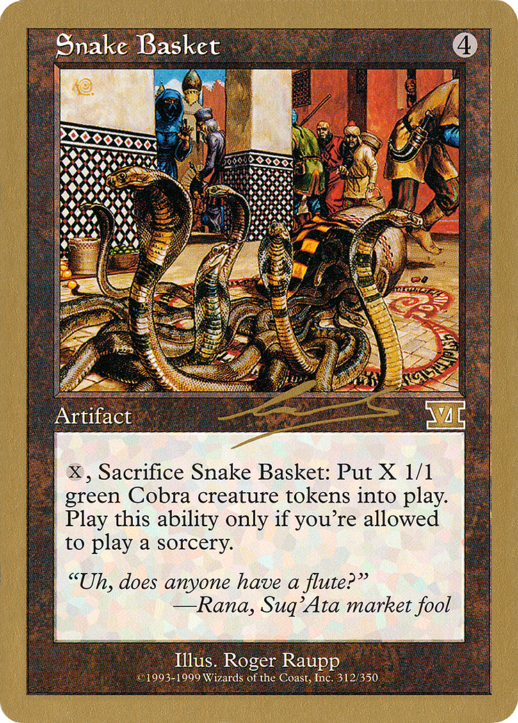 Image of Snake Basket - 2000 Nicolas Labarre (6ED) (WCD-) - World Championship Decks 2000