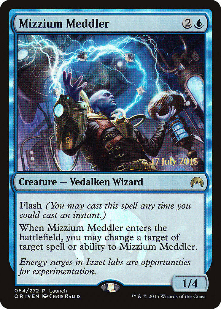 Image of Mizzium Meddler (LARP-) - Magic Origins Promos Foil